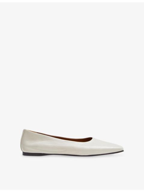 JOSEPH Patent-Leather Ballet Flats