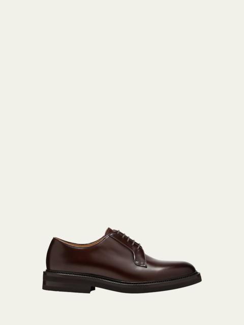 Brunello Cucinelli Men's Calf Leather Derby Shoes
