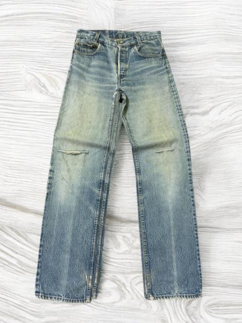 Levi's Vintage Levi's 501 Blue Distressed Mud Wash Denim Jeans