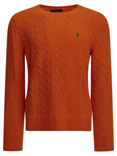 Polo Ralph Lauren Polo Ralph Lauren Wool Cashmere Crew-neck Sweater Orange