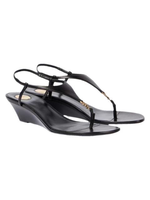 SAINT LAURENT Leather sandal