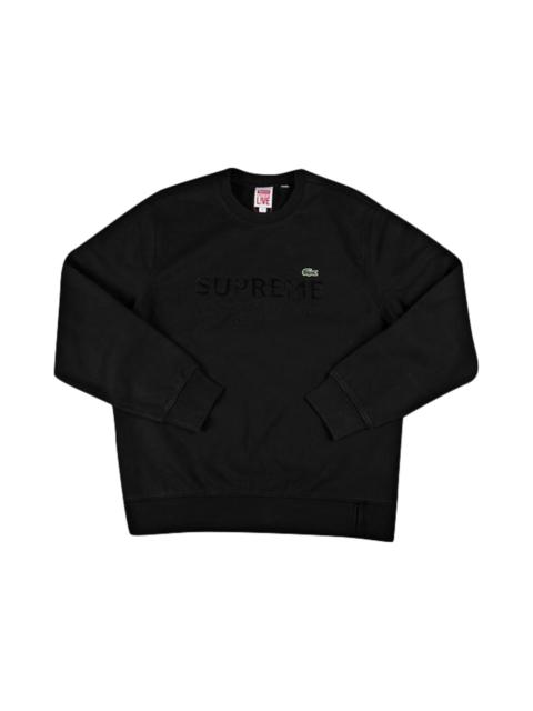 Supreme Supreme x Lacoste Crewneck 'Black'