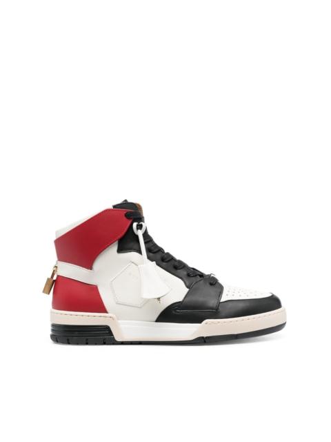 BUSCEMI high-top colour-block sneakers