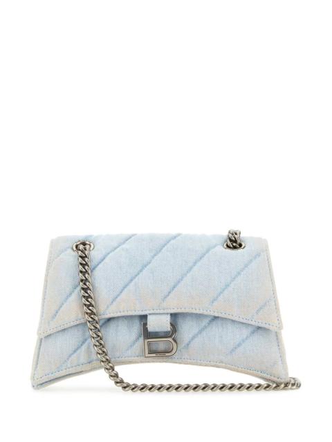 BALENCIAGA Balenciaga Women Denim Crush S Shoulder Bag