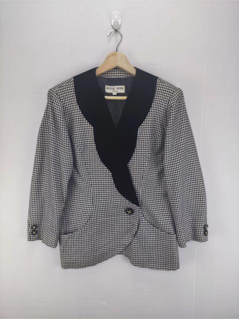 Other Designers Vintage Hanae Mori Houndstooth Jacket Single Breasted