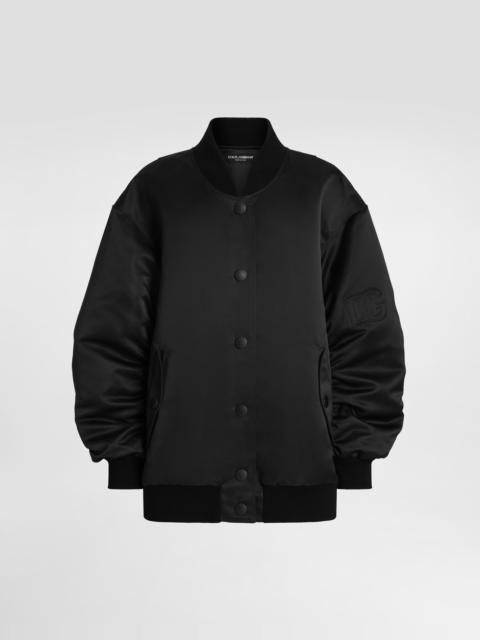 Dolce & Gabbana Oversized jacket with embossed print