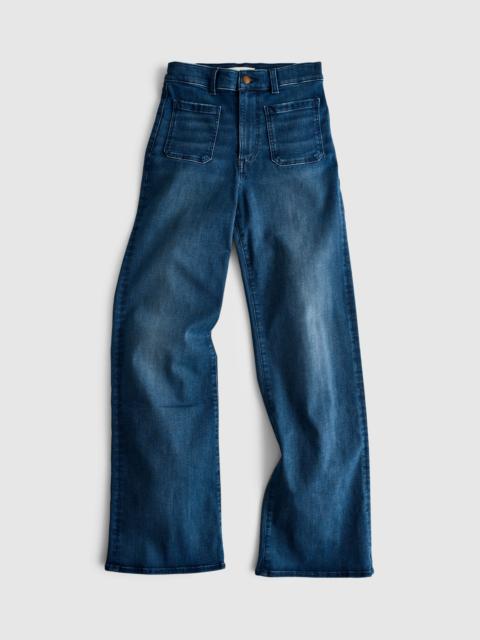 Madewell The Emmy Wide-Leg Jean in Super Stretch Denim