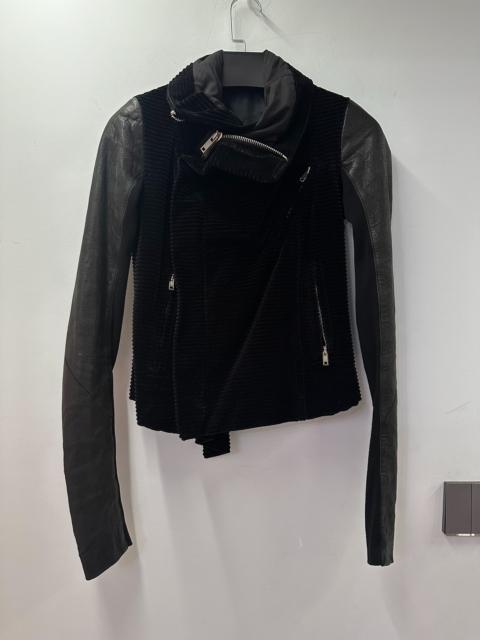 Rick Owens Rick Owens biker leather jacket