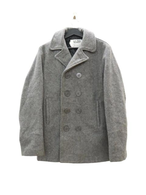 Schott Schott N.Y.C U.S 740N Wool Pea Coat Jacket MADE IN USA