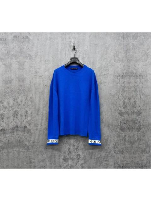 Louis Vuitton Louis Vuitton cashmere blend jacquard logo sweater