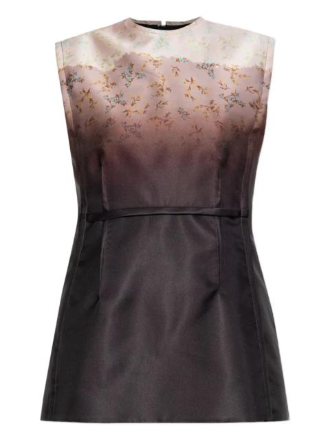 Jil Sander Burnt Bouquet Print Top