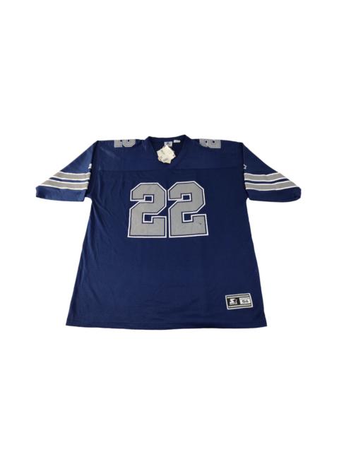 Other Designers Vintage - Starters NFL Players Emmith Smith 22 Dallas Cowboys V Neck