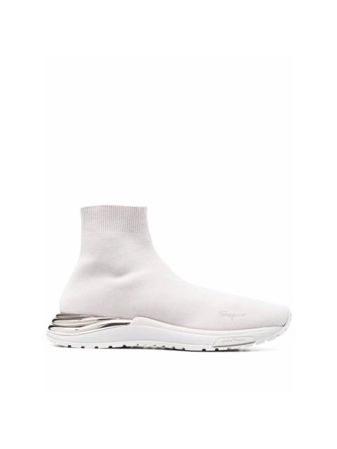 FERRAGAMO Ferragamo Ninette High Top Sock Sneakers