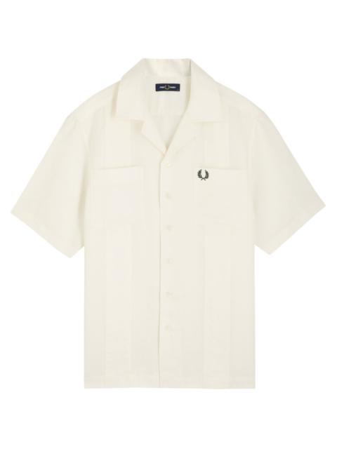 Fred Perry Fred Perry Logo-embroidered Lyocell-blend Shirt