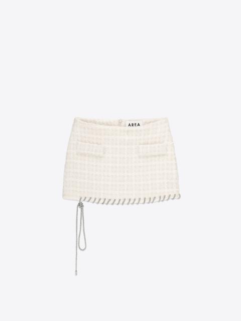 AREA TWEED LADY MINI SKIRT