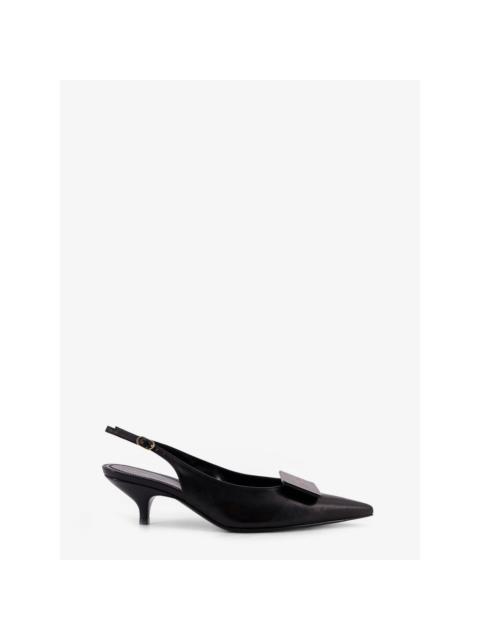 CELINE CELINE $1150 Black Slingback Pumps New & Authentic (Women's