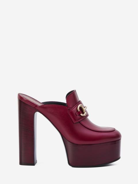 GUCCI Gucci Horsebit Platform Mules