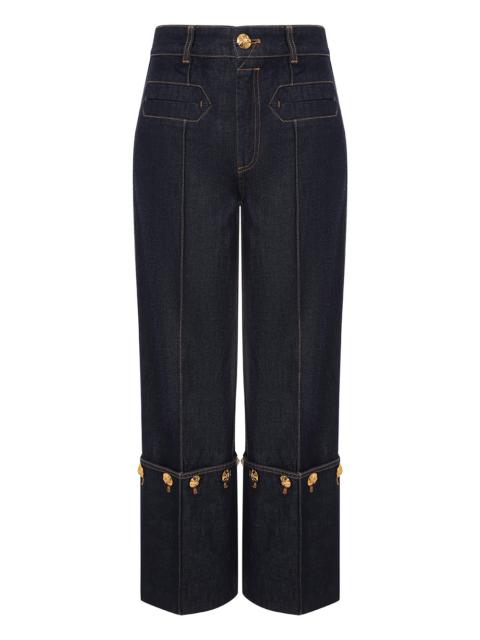 Zimmermann REBELLION STRAIGHT CROP JEAN