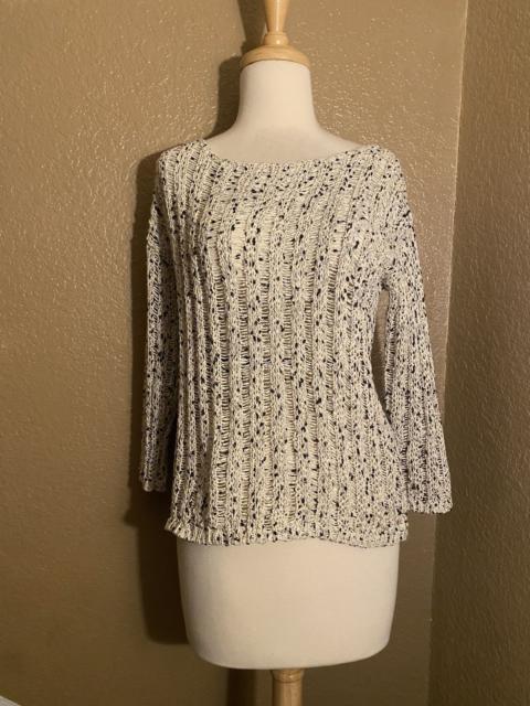 Alice + Olivia Cableknit Crewneck