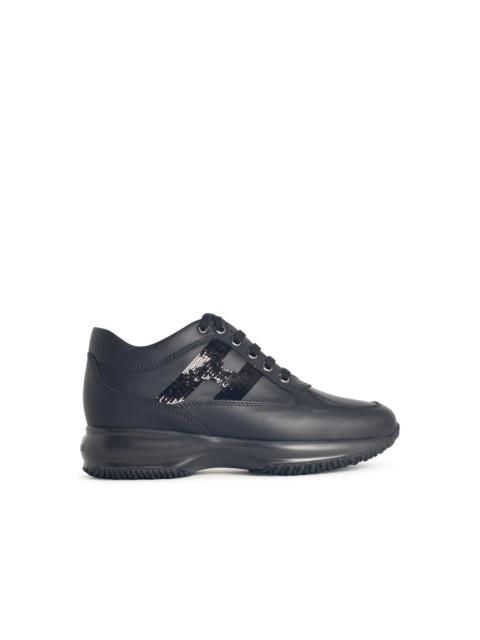 HOGAN Hogan Interactive Black Leather Women Sneakers