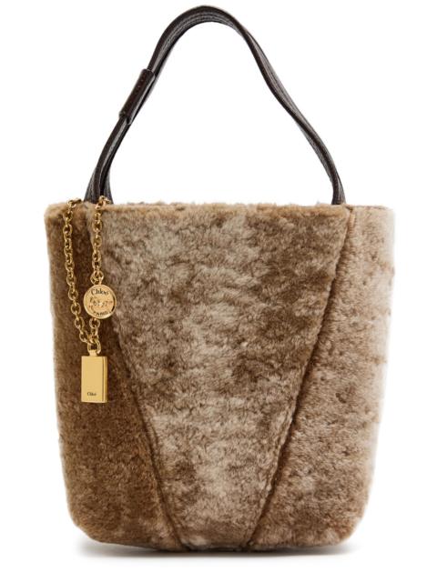 Chloé Chloe Spin Small Shearling Tote bag