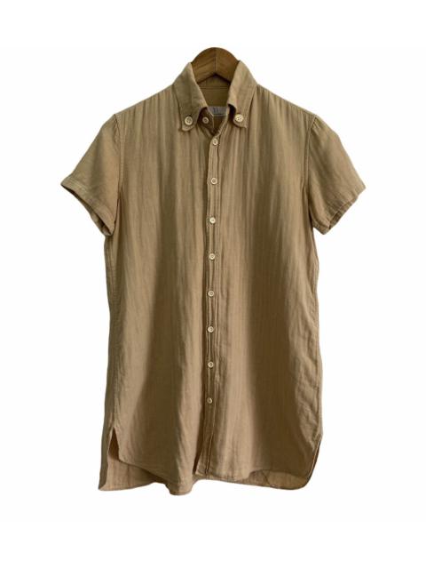 Yohji Yamamoto Y’s Yohji Yamamoto🇯🇵Old Cotton Hemp Button Long Shirt