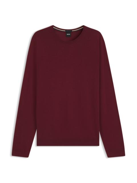 BOSS MERINO-WOOL SWEATER IN A SLIM FIT
