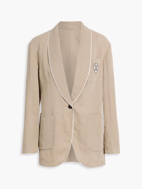 Brunello Cucinelli Cotton-organza blazer