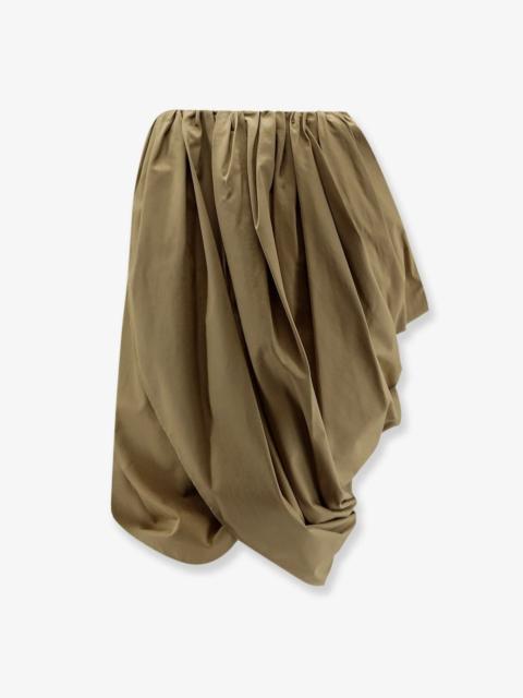 Chloé CHLOE' Draped cotton skirt (FR 36)