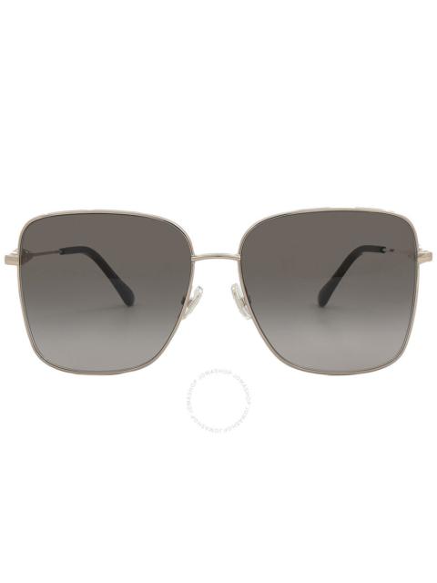JIMMY CHOO Jimmy Choo Brown gradient Square Ladies Sunglasses HESTER/S 006J/HA 59