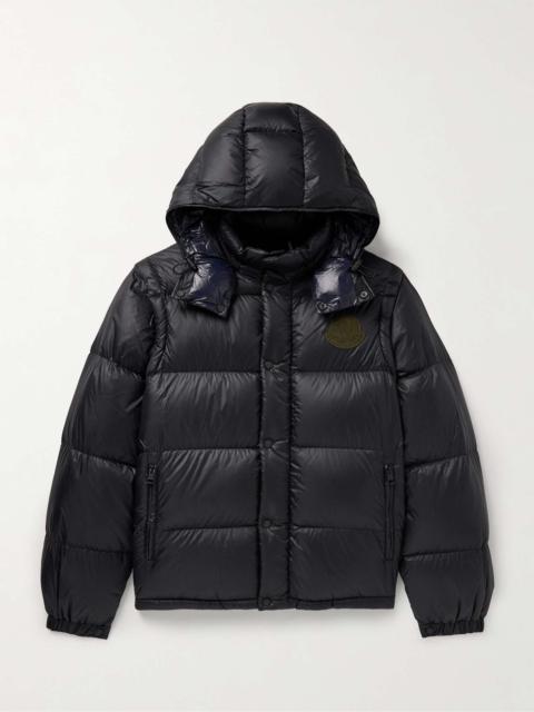 Cyclone Convertible Logo-Appliquéd Quilted Shell Hooded Down Jacket