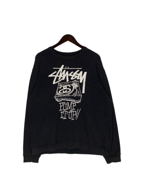 Other Designers Vintage Stussy Crewneck Stussy Pump It Up Sweatshirt