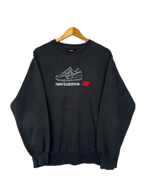 Vintage New Balance Shoes Embroidered Logo Sweatshirt