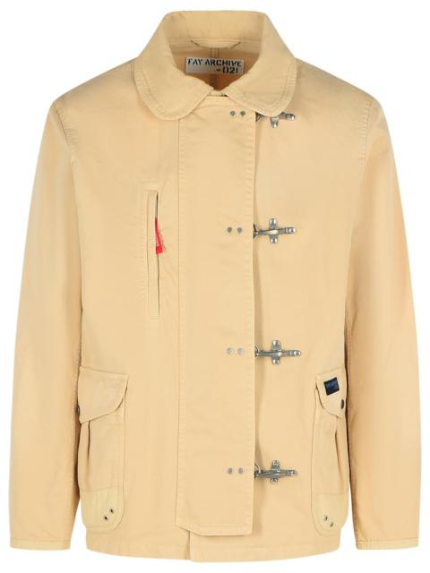 FAY - Fay Beige Cotton Jacket Men
