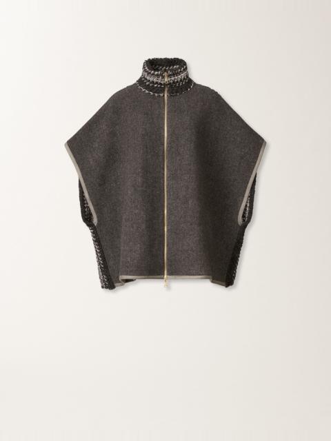 FABIANA FILIPPI Cape in soft double chevron