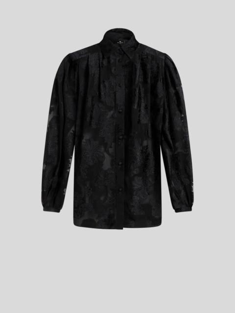 Etro FIL COUPÉ CHIFFON SHIRT
