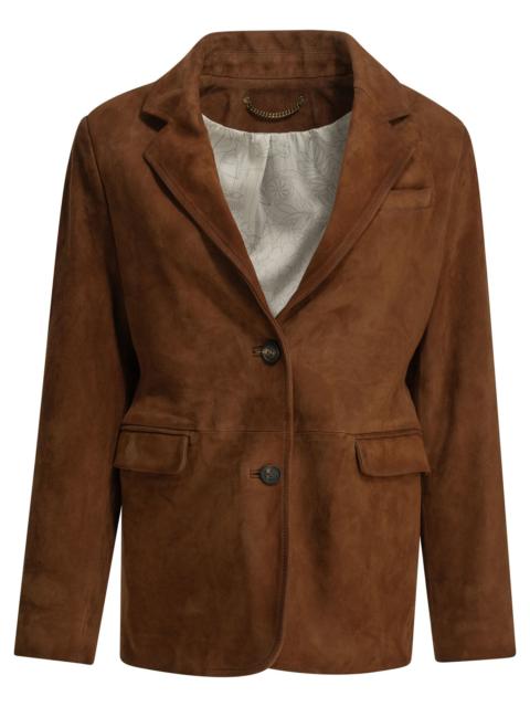 Golden Goose Golden Goose Journey Leather Jacket Brown