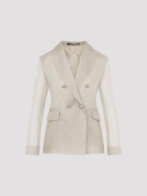 Max Mara Max Mara Pianoforte Slogan Organza Jacket