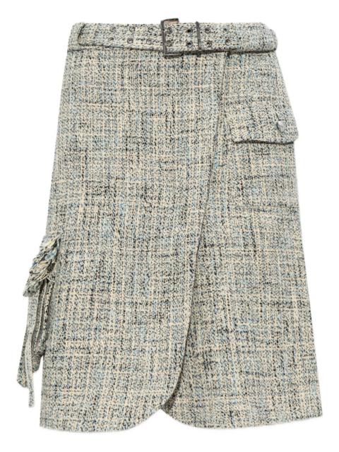 GANNI Ganni Women Tweed Midi Skirt