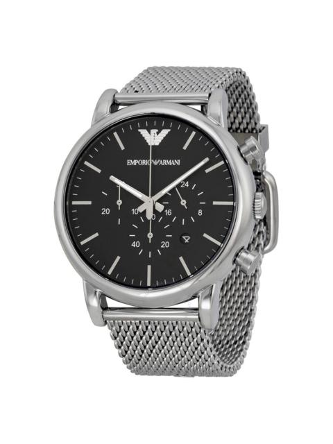 EMPORIO ARMANI Emporio Armani Classic Chronograph Black Dial Men's Watch AR1808