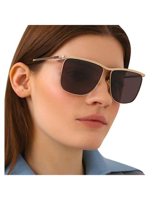 GUCCI NEW GUCCI SUNGLASSES GG0821S 001 GOLD UNISEX EYEWEAR