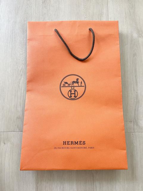 Authentic Hermes Orange Medium Shopping Bag