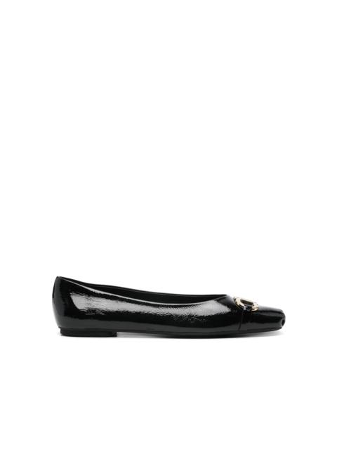 Salvatore Ferragamo Gancini-Buckle Ballerina Flats Women