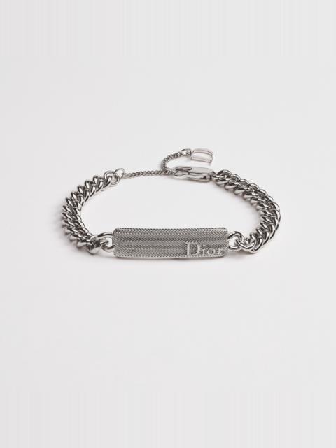 Dior Dior Guilloché Chain Link Bracelet