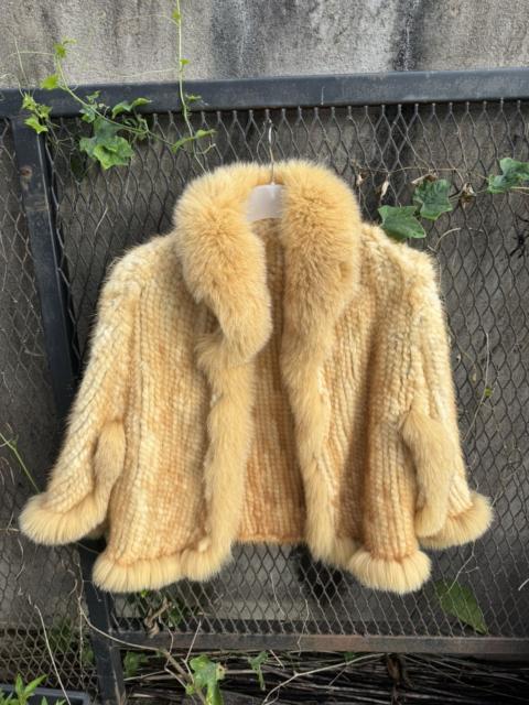 Other Designers Japanese Brand - Real faux fur cardigan