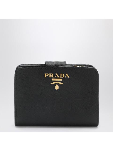Prada Prada Small Black Saffiano Leather Wallet Women