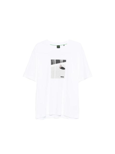 BOSS Boss White T-Shirts & Vests - T-Shirts Men