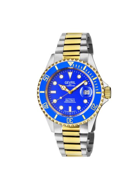 Other Designers Gevril Wallstreet Automatic Blue Dial Men's Watch 4856A