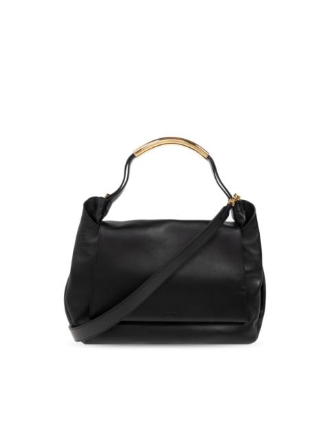 Moschino Handle Me leather tote bag