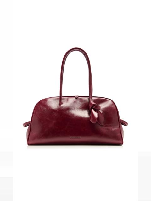JACQUEMUS Turismo Leather Shoulder Bag red
